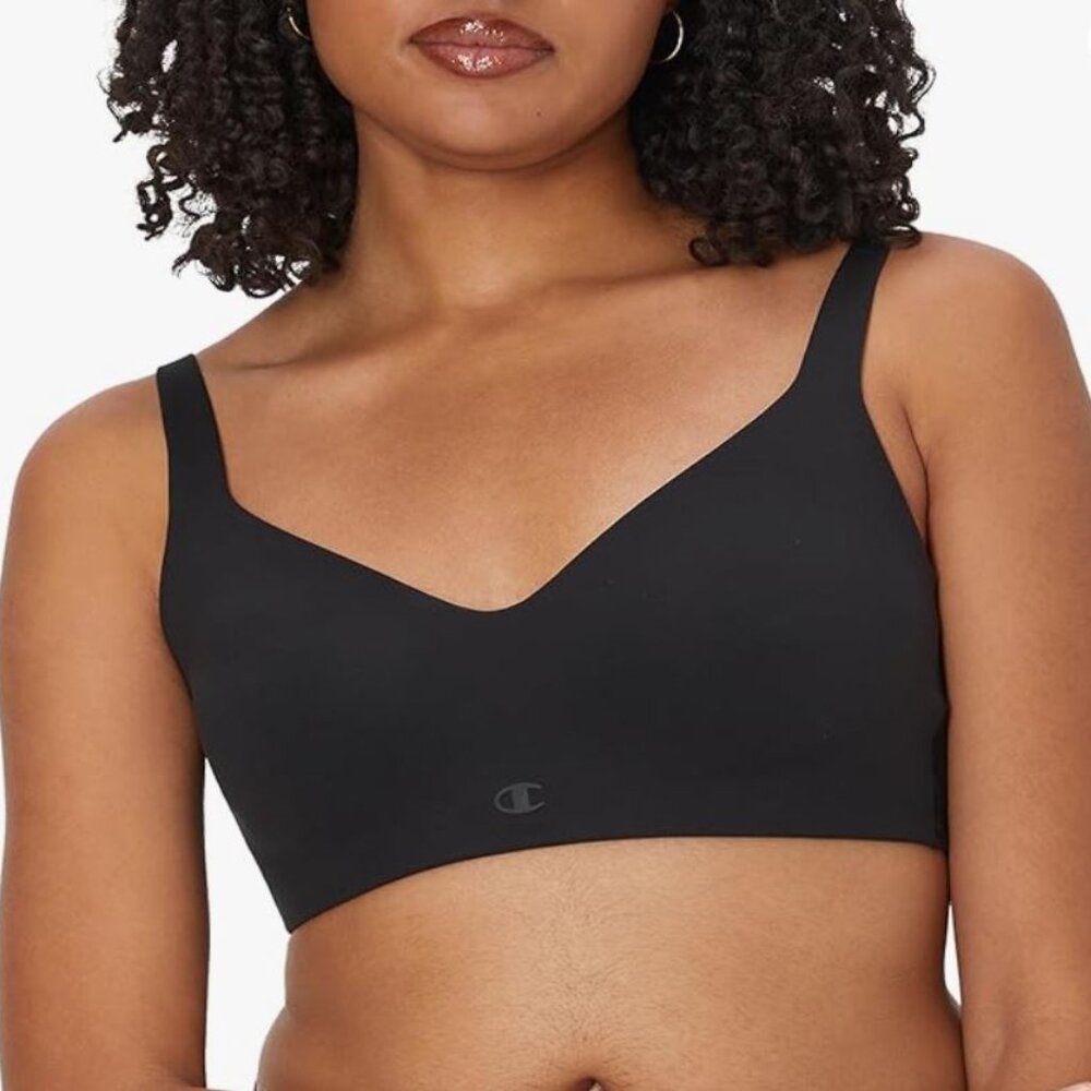 Champion Black Molded Cup Everyday Convertible Sports Bra Size M